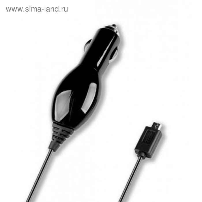 Авто З/У Deppa (22124) micro USB 2100 mA, черный - Фото 1