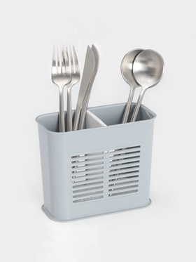 Подставка для столовых приборов Полимербыт, пластик, 8×16×13 см, МИКС  (артикул 4336700)  большой выбор товаров оптом и в розницу по низким ценам с доставкой