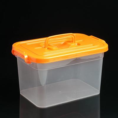 Контейнер для хранения с крышкой, 6,5 л, 31×20×18 см, цвет МИКС