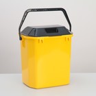 Ведро для мусора, 10 л, цвет МИКС - Фото 1