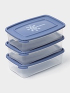 Набор контейнеров для заморозки продуктов Полимербыт «Морозко», 700 мл, 3 шт., пластик, крышки МИКС - Фото 3