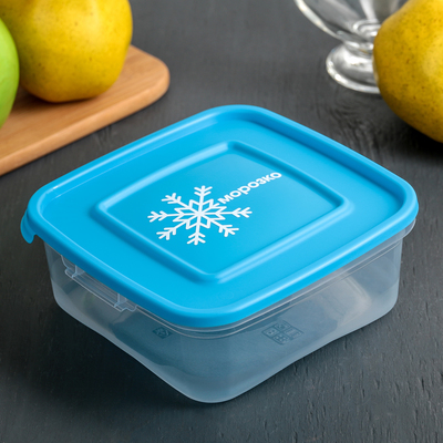 Контейнер для замораживания продуктов «Морозко», 0,7 л , квадратный, цвет МИКС