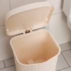 Контейнер для мусора «Артлайн», 12 л, с педалью, МИКС - Фото 3