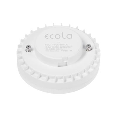 Лампа светодиодная Ecola, GX53, 10 Вт, 4200 K, 220 В, 27×75 мм, матовое стекло