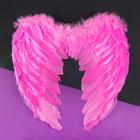 Крылья ангела, на резинке, 35 × 40 см, цвет розовый - фото 4788578