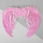 Крылья ангела, на резинке, розовые - Фото 2
