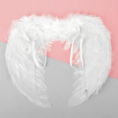 Крылья ангела, на резинке, белые