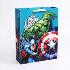 Пакет ламинированный вертикальный, 31 х 40 х 11 см «С Днем рождения, супергерой!», Мстители - Фото 3