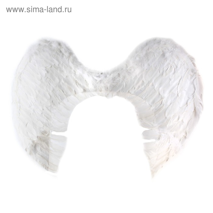 Крылья ангела, на резинке, 60×80, белые - Фото 1