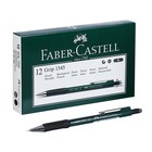 Карандаш механический 0.5 мм Faber-Castell GRIP 1345 с ластиком, резиновый упор, зелёный - фото 297922239