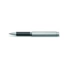 яРучка  подарочная роллер Faber-Castell Basic Metal мат.хром.металл, черный, под,/кор 148462  268929 - Фото 1