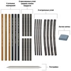 Уголь, набор микс для графики Faber-Castell PITT® Monochrome Charcoal, 24 штуки - Фото 3