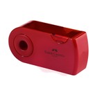 Точилка Faber-Castell с контейнером Sleeve 2 отверстия, красный/синий - Фото 4