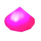 Свеча светодиодная "Конус" с датчиком прикосновения с водой, цвет розовый - Фото 2
