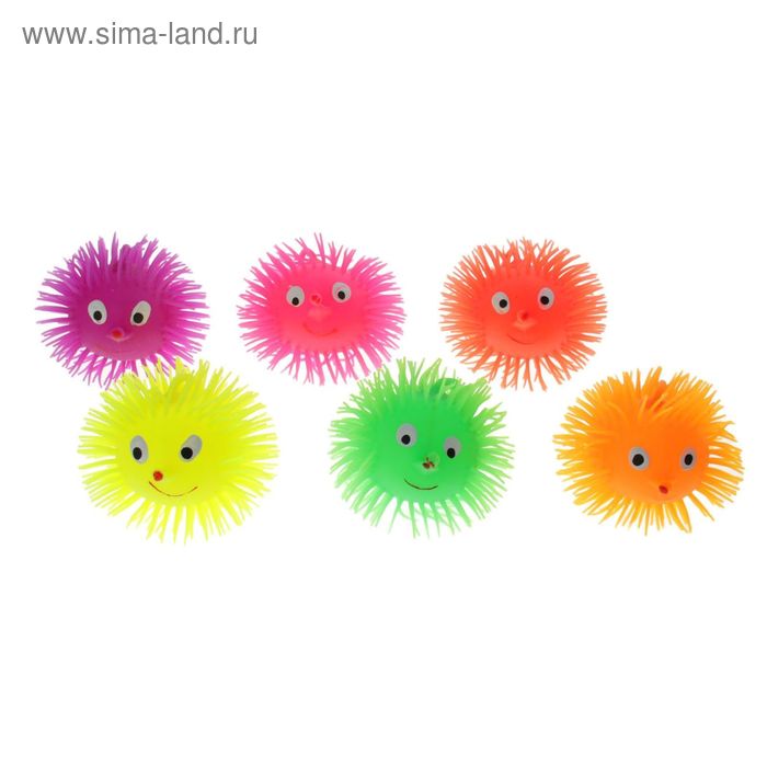 Ёжка резиновый "Носач", световой, цвета МИКС - Фото 1