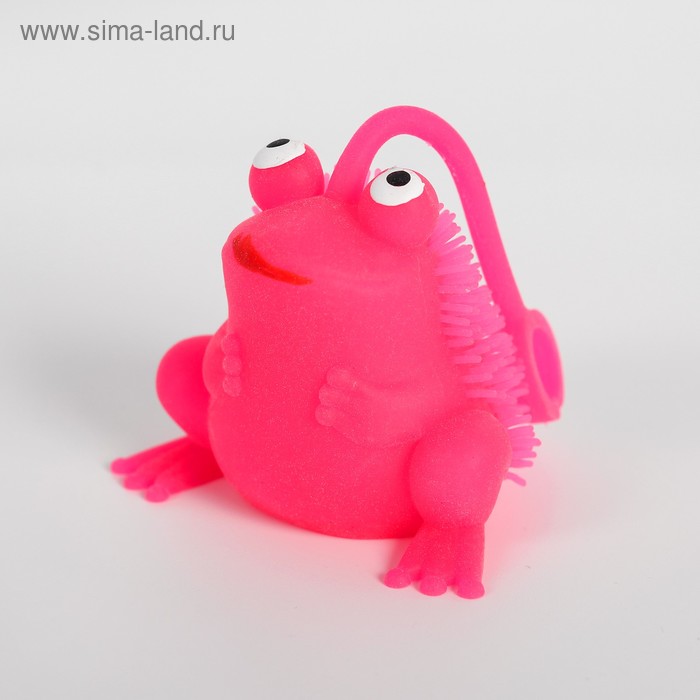 Ёжка «Лягушка», резиновый, световой, цвета МИКС - Фото 1