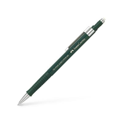 Карандаш механический профессиональный 0,5 мм Faber-Castell TK®-FINE EXECUTIVE с ластиком, зелёный