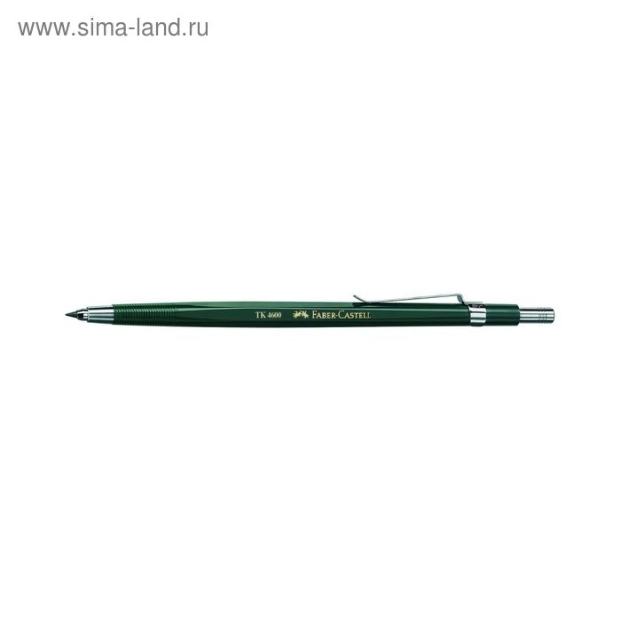 Карандаш цанговый 2.0 мм Faber-Castell TK® 4600 разной твёрдости (6H-3B) зелёный - Фото 1