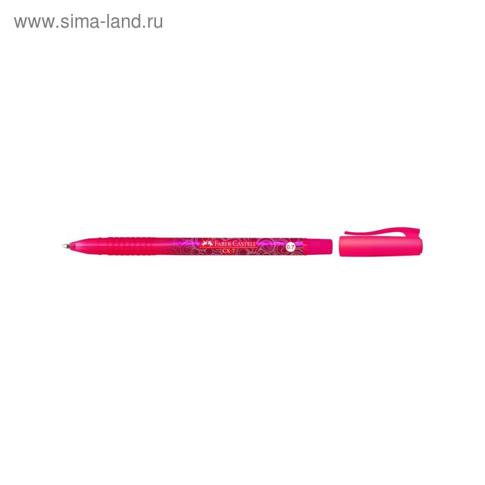 яРучка -роллер Faber-Castell СX7 0.7мм перманентные чернила красные 246821 - Фото 1