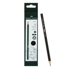 Карандаш чёрнографитный Faber-Castell 1111 2B шестигранный - фото 318628023