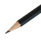 Карандаш чёрнографитный Faber-Castell 1111 2B шестигранный - Фото 3