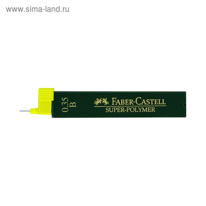 Грифели для механических карандашей 0.35 мм Faber-Castell TK® SUPERPOLYMER B 12 штук - Фото 1
