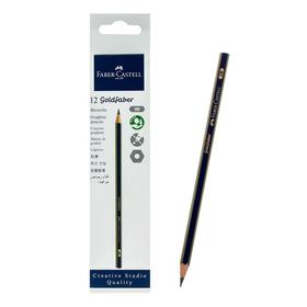 Карандаш чёрнографитный Faber-Castell GOLDFABER 1221 5B, шестигранный, цена за 1 шт