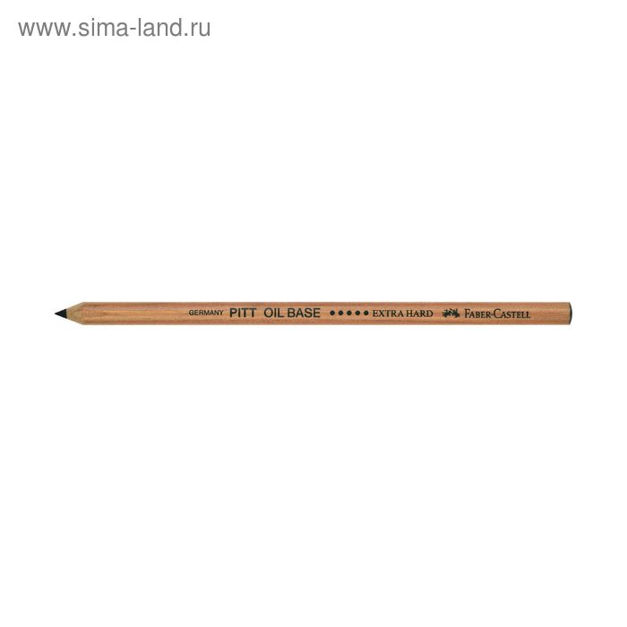 яМелок в карандаше Faber-Castell PITT® Monochrome Oil Base 1126 Extra Hard черный  112605 - Фото 1