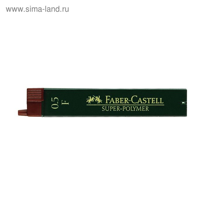 Грифели для механических карандашей 0.5 мм Faber-Castell TK® SUPERPOLYMER F 12 штук - Фото 1