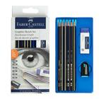 Набор карандашей чернографитных разной твердости Faber-Castell GOLDFABER 1221, 6 штук, 6B-2H - фото 109208815