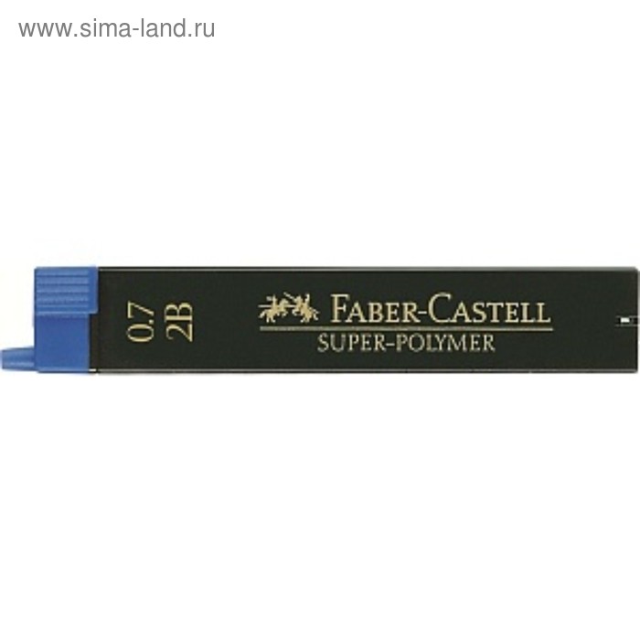 Грифели для механических карандашей 0.7 мм Faber-Castell TK® SUPERPOLYMER 2B 12 штук - Фото 1