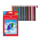 Карандаши 36 цветов Faber-Castell Eco, трёхгранный корпус, с точилкой - фото 108328005