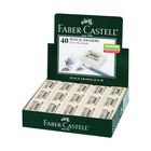 Ластик Faber-Castell каучук 7041 40х27х13, для графитных и цветных карандашей, белый - Фото 2