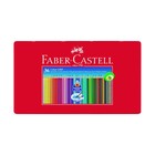 Карандаши 36 цветов Faber-Castell GRIP 2001 трёхгранные, в металлической коробке - Фото 2