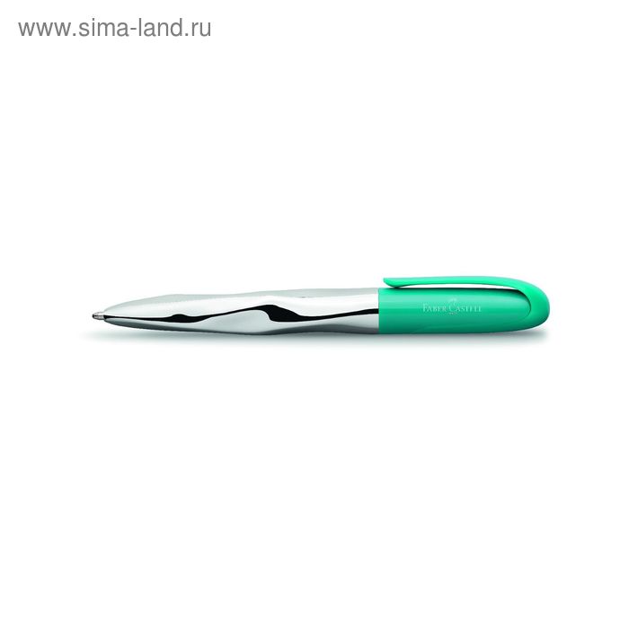 яРучка  подарочная Faber-Castell n`ice pen полиров. металл бирюзовый, карт/короб 149507 - Фото 1
