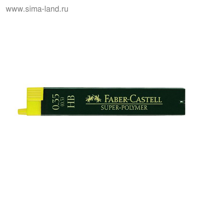 Грифели для механических карандашей 0.35 мм Faber-Castell TK® SUPERPOLYMER HB 12 штук - Фото 1