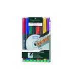Набор маркеров для CD Faber-Castell Multimark 8 цветов 0.4 мм, перманентный - Фото 2