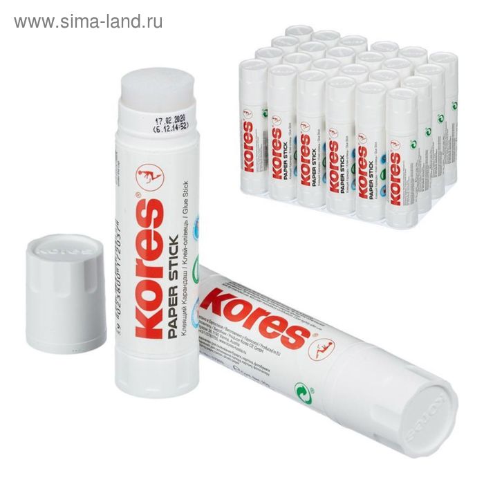 Клей-карандаш PVA 20 г, KORES paper Stick - Фото 1