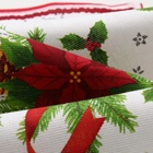 Полотенце кухонное новогоднее «Паунсетия» 35х60 см, 160 г/м2 - Фото 2