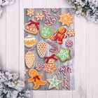 Полотенце «Новогоднее печенье» 35×60 см,100% хлопок 160 г/м² - Фото 1