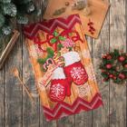 Полотенце новогоднее «Варежки» 35×60 см, 160 г/м² - Фото 1