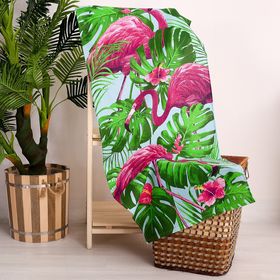 Полотенце «Фламинго», 60 × 146 см, 160 г/м², хлопок 100 %