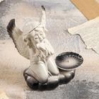 Подсвечник "Молящийся ангел", бело-серый, керамика, 18 см - Фото 5