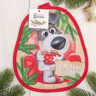 Прихватка "Домашний пес" 16,9*19,6 см, 35% хл, 65% п/э, ватин 250г/м2 - Фото 3