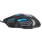 Мышь Nakatomi MOG-21U Gaming, игровая, проводная, 7 кнопок, 2400 dpi, USB, чёрная - Фото 4