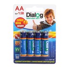 Батарейка солевая Dialog Super Heavy Duty, AA, R6P-4BL, 1.5В, блистер, 4 шт. - Фото 1