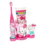 Набор Hello Kitty HK-20: электрическая зубная щетка + зубная паста + стакан, 1хАА - Фото 1