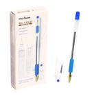 Ручка шариковая MunHwa MC Gold, узел 0.5 мм, чернила синие, штрихкод на ручке - Фото 3