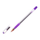 Ручка шариковая MunHwa MC Gold, узел 0.5 мм, чернила фиолетовые, штрихкод на ручке - Фото 9