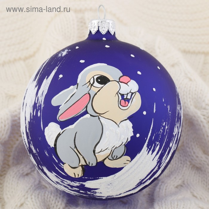 Шар "Зайка", 10 см - Фото 1